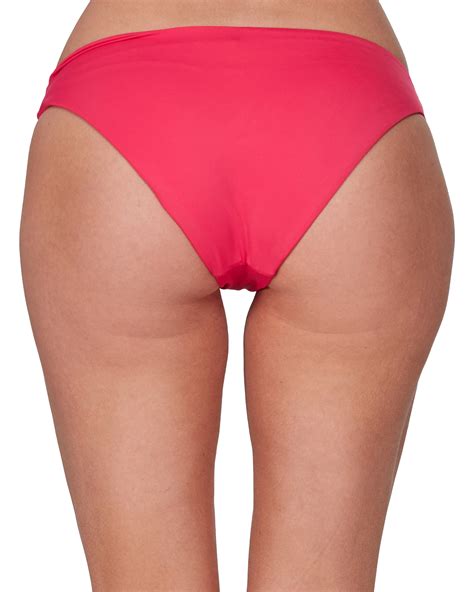 Rvca Solid Full Bikini Bottom Pink Surfstitch