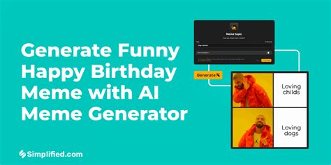 Create Hilarious Happy Birthday Memes with AI Meme Generator