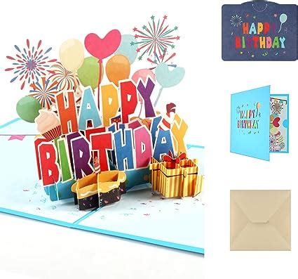 Carte Joyeux Anniversaire Pop Up Cartes De V Ux Pop Up D Avec