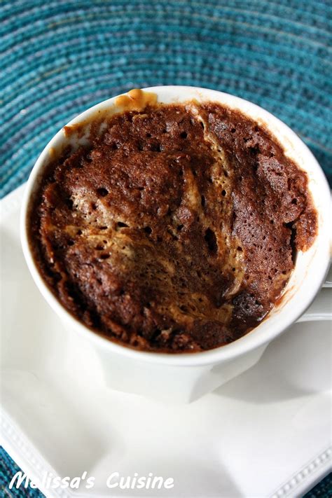 Melissas Cuisine Skinny Chocolate Peanut Butter Mug Cake