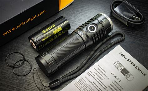 Sofirn SP33S Leistungsstarke Taschenlampe 5000 Lumen Wiederaufladbare