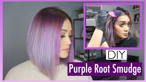 Diy Purple Shadow Root Youtube