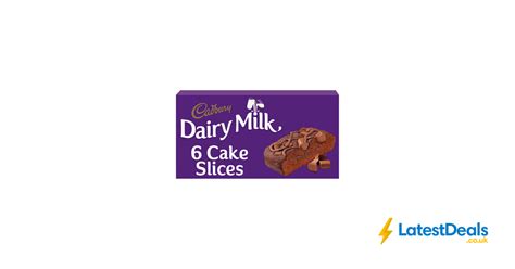 Cadbury Dairy Milk Cake Slices X 6 £1 At Iceland