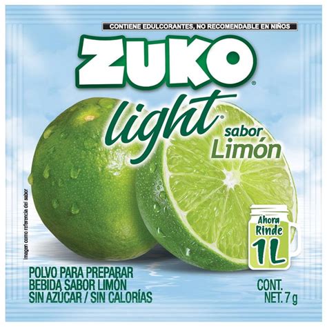 Polvo para preparar bebida Zuko light sanbor limón 7 g Walmart