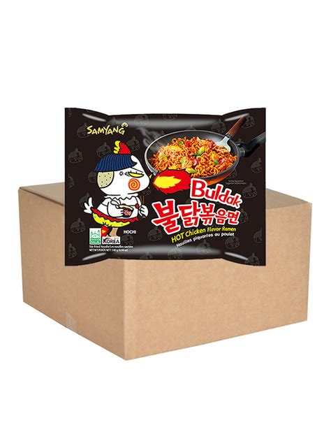 Box Of 40 Buldak Hot Chicken Ramyeon Original 140g Buy Online Looddl