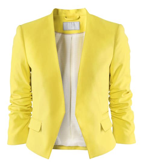 Lyst Handm Jacket In Yellow