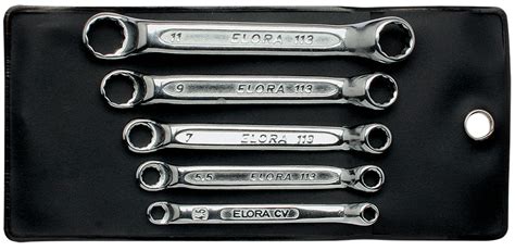 S M Double Ended Ring Spanner Sets Metric Elora