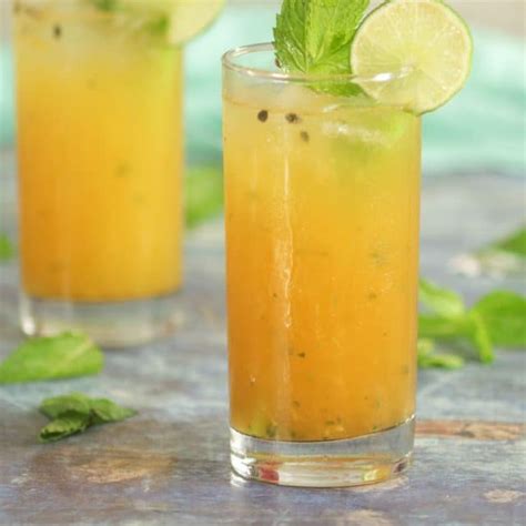 Passionfruit Mojito Cocktail Global Kitchen Travels