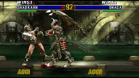 Mortal Kombat Trilogy Remake Shao Kahn Vs Onaga Youtube