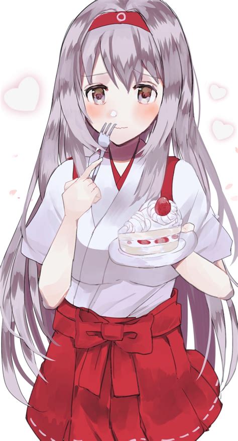 Safebooru 1girl Blush Brown Eyes Eyebrows Visible Through Hair Food