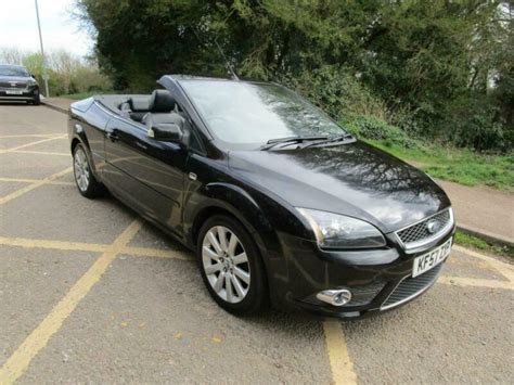 Ford Focus Cc Cc Petrol Convertible Cabriolet Black In