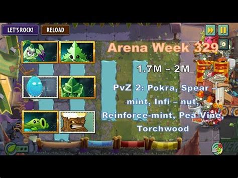 PvZ 2 ARENA STRATEGY WEEK 329 1 Using Free Plant And Low Level 1