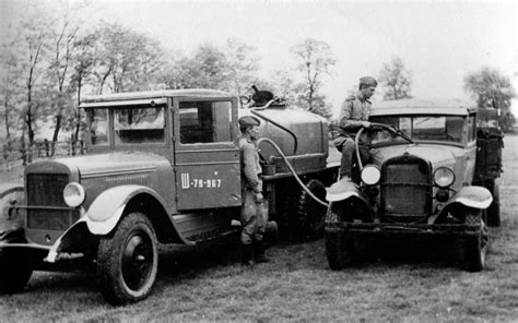 ZiS 5 And GaZ AA Trucks 1944 45 Soviet Wwii Antique Cars Trucks