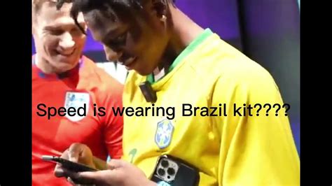 Ishowspeed Is Wearing Brazil Kit Youtube