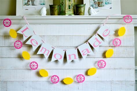 Lemonade Banner Lemonade Stand Decorations Summer Lemonade | Etsy