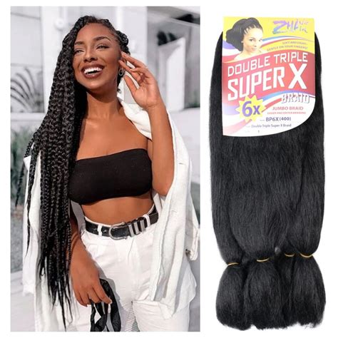 Jumbo Super X Cabelo Sintético 400Gr 4 Un