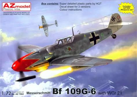 Az Models Messerschmitt Bf G With Wgr Rocket Tubes