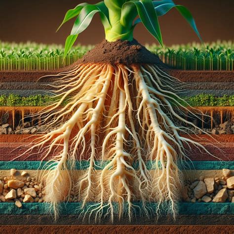 Robust Corn Root System Close Up Ai Art Generator Easy Peasy Ai