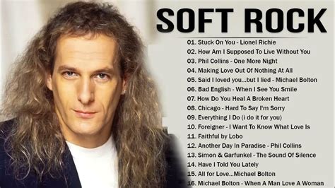 Michael Bolton Phil Collins Eric Clapton Air Supply Soft Rock Oldies Songs Of 70s 80s 90s