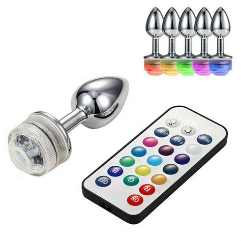 Butt Plug LED Light Up Anal Sex Toy BDSM Anal Play Toy For Her Etsy