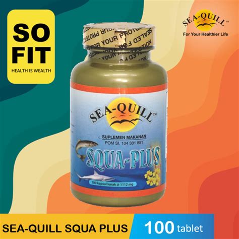 Jual Sea Quill Squa Plus Isi 100 Tablet Sea Quill Squaplus Seaquill