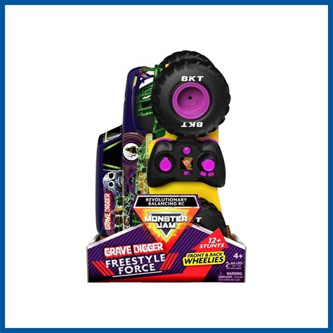 Maki Monster Jam Grave Digger Freestyle Force Monster Truck