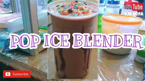 Pop Ice Blender Enak Dan Lucu Banyak Topping Youtube