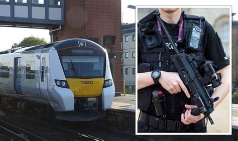 Four Arrested As Armed Police Swoop On Kent Station Locked Down After