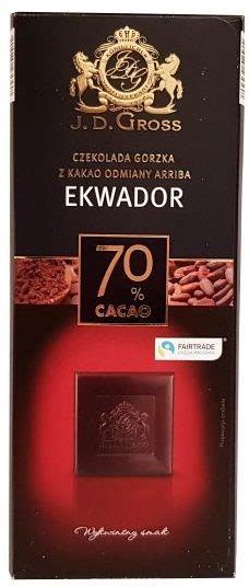 J D Gross Czekolada Gorzka Ekwador Cacao Recenzja Warto Ci