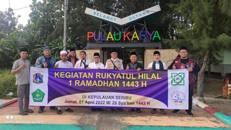 Lepas Diklat Tim Falakiyah Jic Pantau Hilal Di Pulau Karya Jakarta