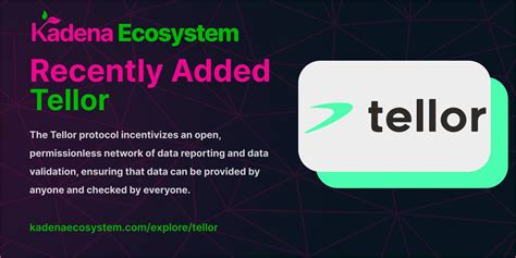 Kadena Ecosystem On Twitter Recently Added Welcome Wearetellor