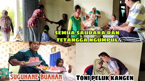 Sampai Rumah Di Sambut Keluarga Saudara Dan Tetanggasemua Peduli Sama