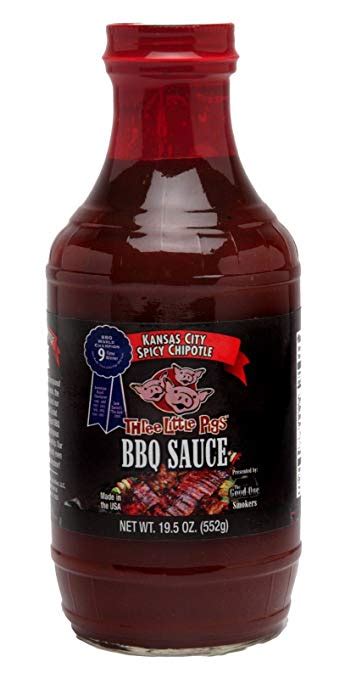 Three Little Pigs Spicy BBQ Sauce - Stockyard BBQ Supply