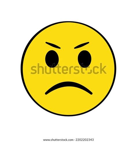 Angry Face Emoji Vector Illustration Vector có sẵn miễn phí bản quyền