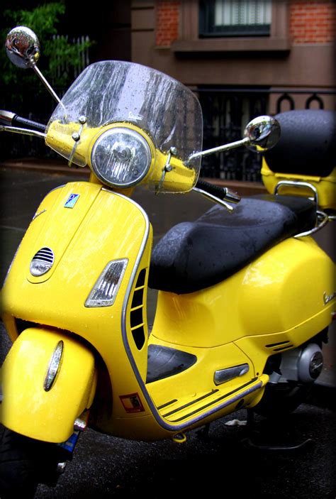 Yellow Vespa By Julia Rozental Mellow Yellow Yellow Black Yellow