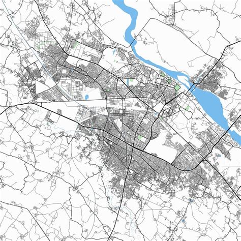 Map of Kanpur city. stock illustration. Illustration of soil - 309263909