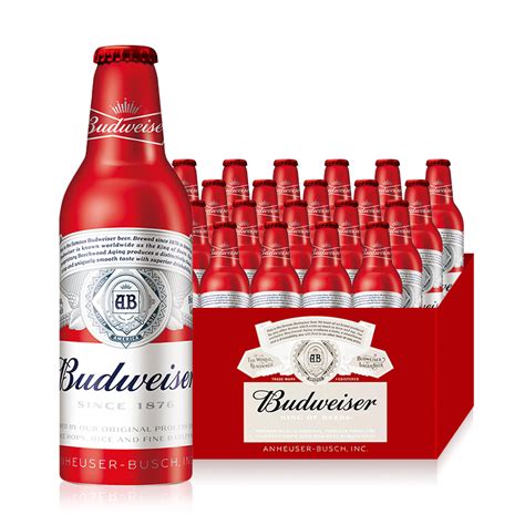 百威budweiser啤酒 百威budweiser啤酒玲珑红铝瓶 355ml24瓶整箱装【价格 图片 品牌 报价】 苏宁易购百威英博