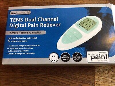 LloydsPharmacy Dual Channel Digital TENS Machine Pain Reliever