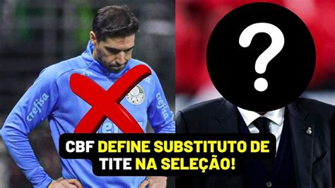 CBF IGNORA ABEL FERREIRA E DEFINE SUBSTITUTO DE TITE NA SELEÇÃO