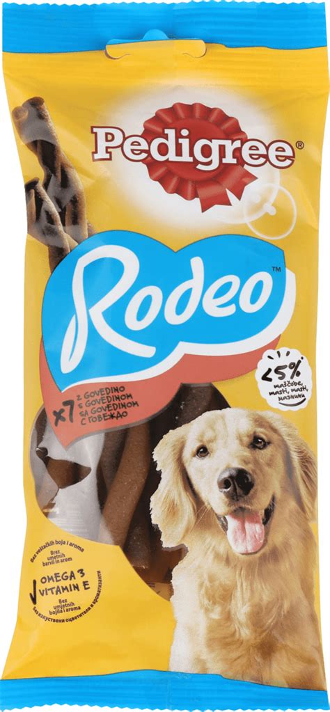 Pedigree Rodeo Dopunska Hrana Za Odrasle Pse Govedina 123 G Povoljna