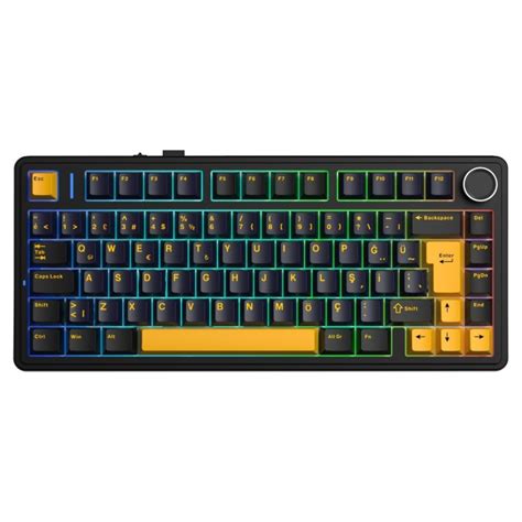 Aula F Mekanik Rgb Tkl Hot Swap Graywood V Switch Kablosuz Makrolu T Rk E Q Klavye Siyah