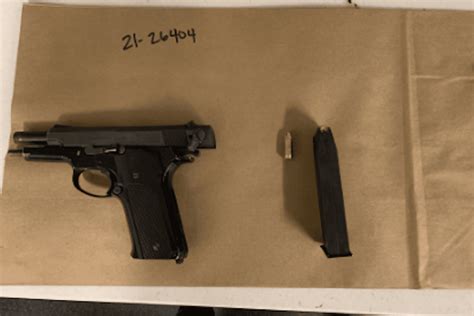 Officers Recover Handgun Arrest Convicted Felon After Finding Stolen