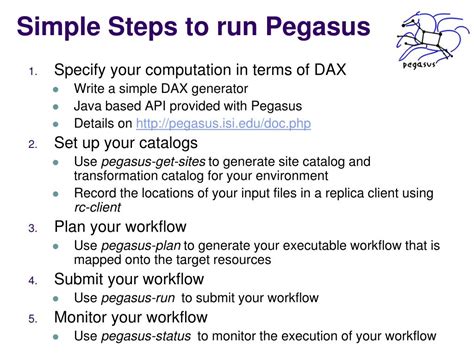 Ppt Managing Workflows With The Pegasus Workflow Management System Powerpoint Presentation