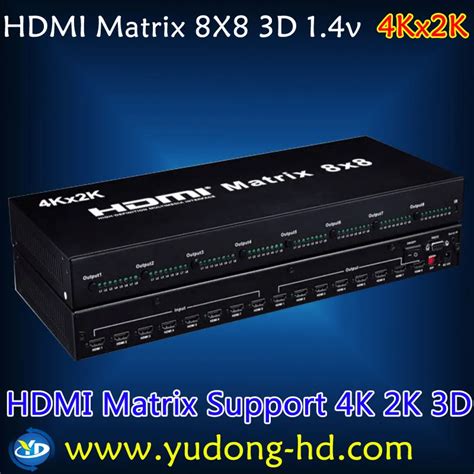 HDMI Matrix 8X8 8 In 8 Out HDMI Matrix supported 3D HDMI 8x8 Matrix HDMI Matrix switch 8x8 ...