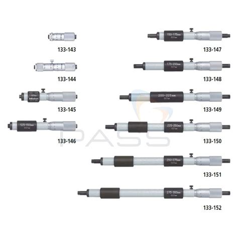 Mitutoyo Series 133 Tubular Inside Micrometer Metric Or Inch Choice