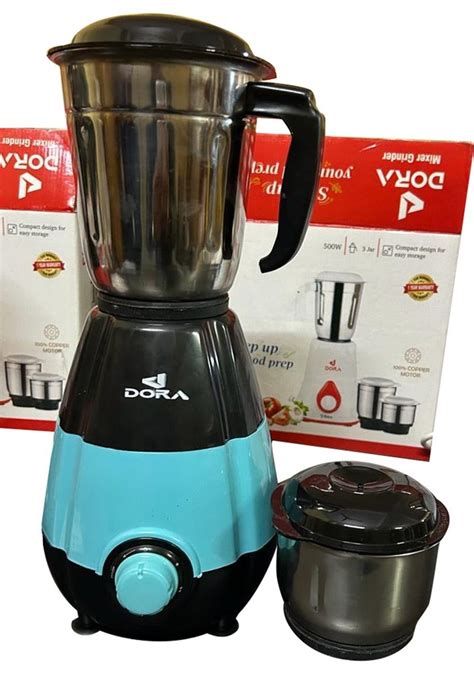 Dora 2 Jar Electric Mixer Grinder For Wet Dry Grinding 500 W At Rs