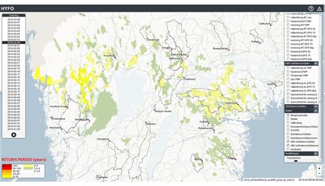 A Timeline Of Developments At Smhis Hydrological Forecasting And