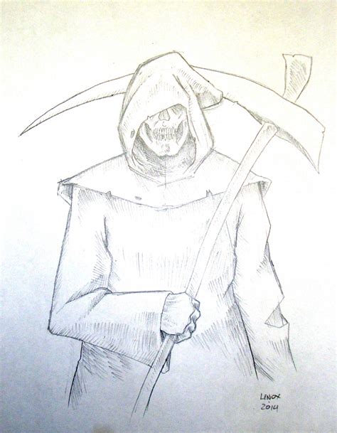 Grim Reaper Drawings In Pencil