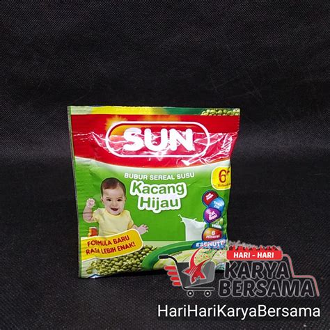 Jual BUBUR BAYI SUN KACANG HIJAU SACHET 20GR Shopee Indonesia