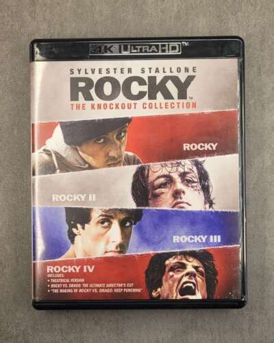 Rocky The Knockout Collection K Ultra Hd Digital K Uhd Dvds